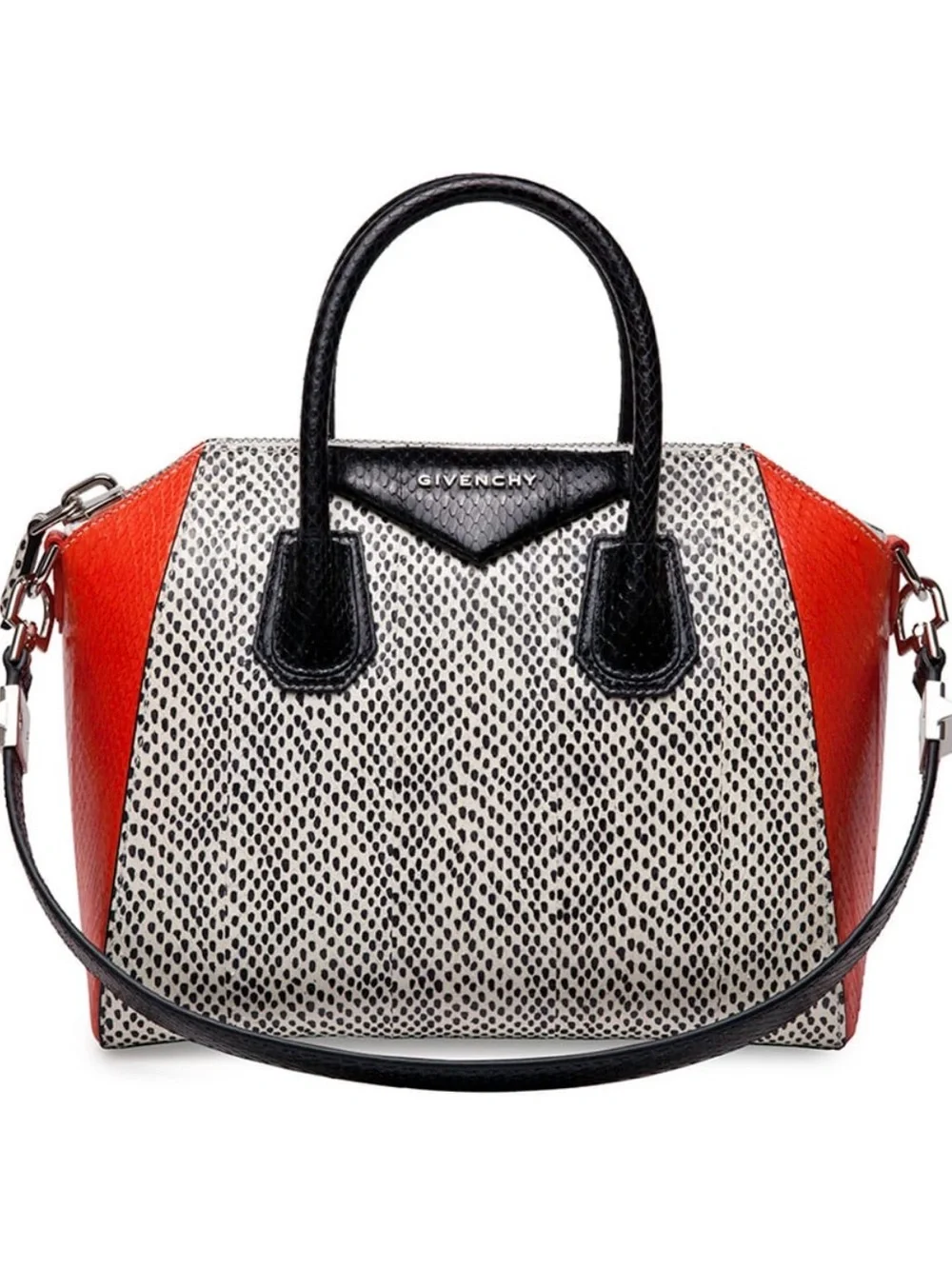 Givenchy Antigona Small leather Python skin Satchel Shoulder Bag. Barely used.